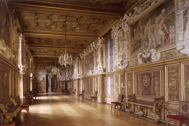 Picture/Photo: Francois 1er gallery, Chateau de Fontainebleau. France